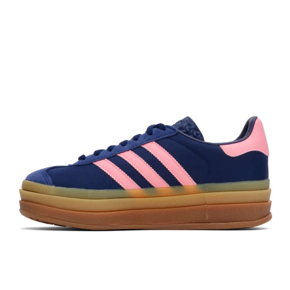 NWT Adidas Women's Blue and Pink Sneakers, Size 7.5 - Picture 2 of 10